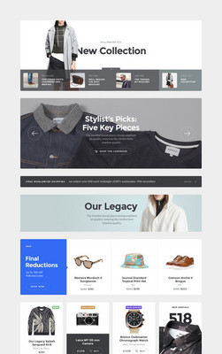 服裝網(wǎng)頁設(shè)計 打造沉浸式在線購物體驗